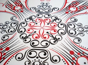 Kolam pattern